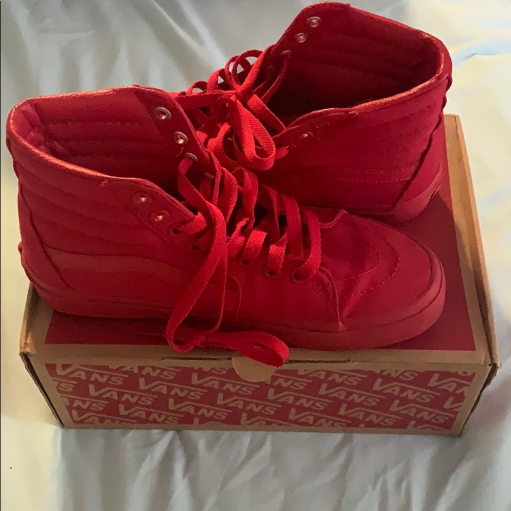 Red High Top Vans